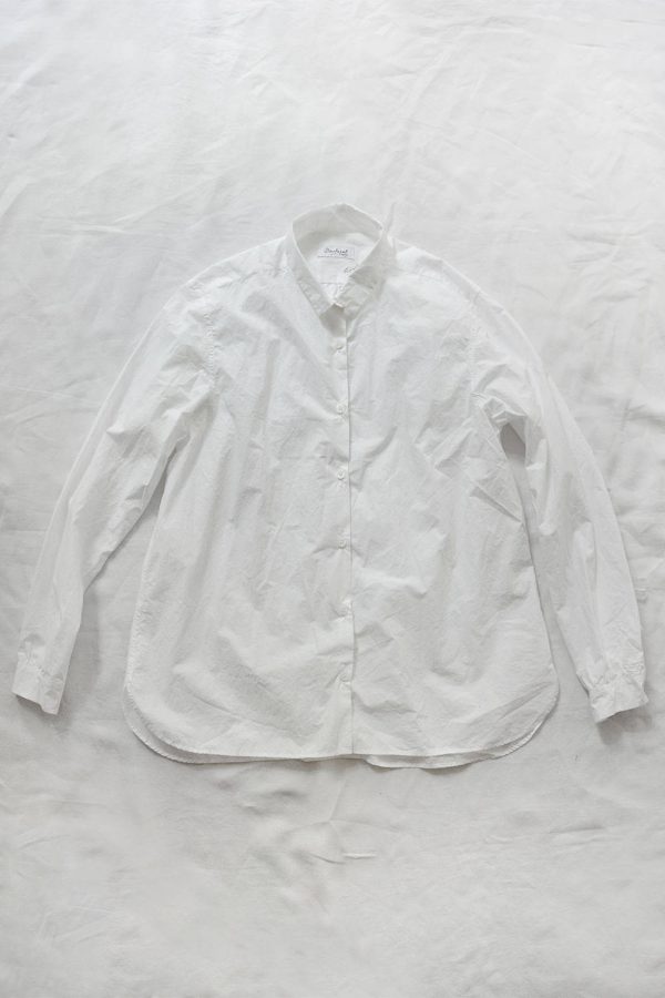 Bergfabel, Loose Tyrol Shirt - White Made in Italy - MAKIE