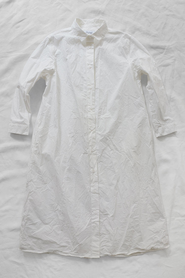 next white shirt dress