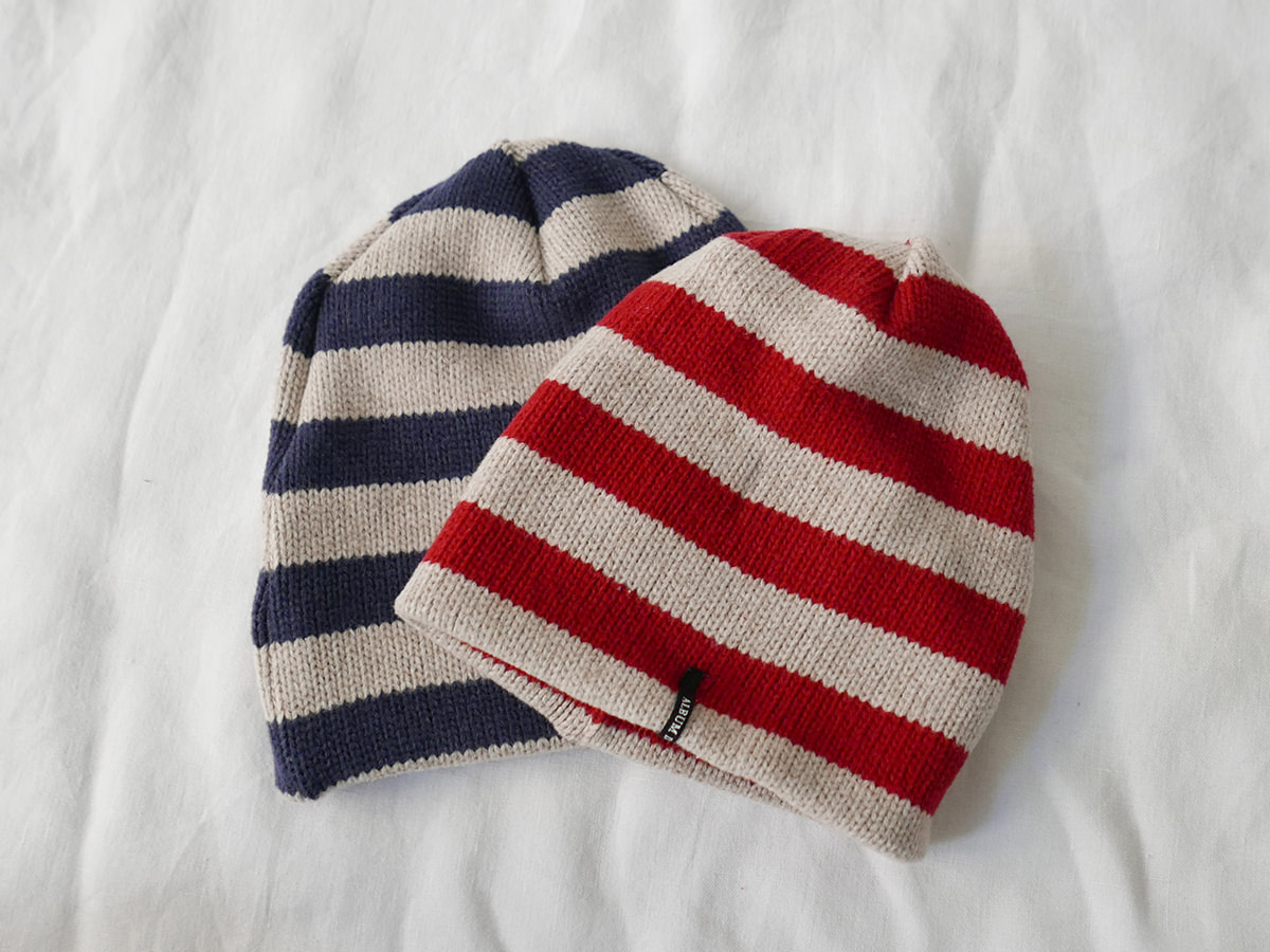 Album di Famiglia Baby Girls and Boys Striped Hat - MAKIE