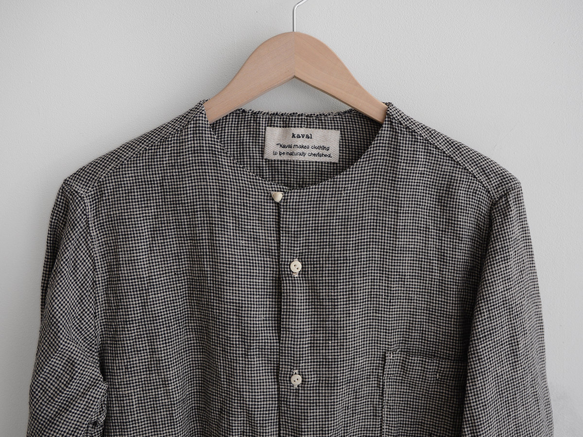 kaval linen shirt(最終価格) | chidori.co
