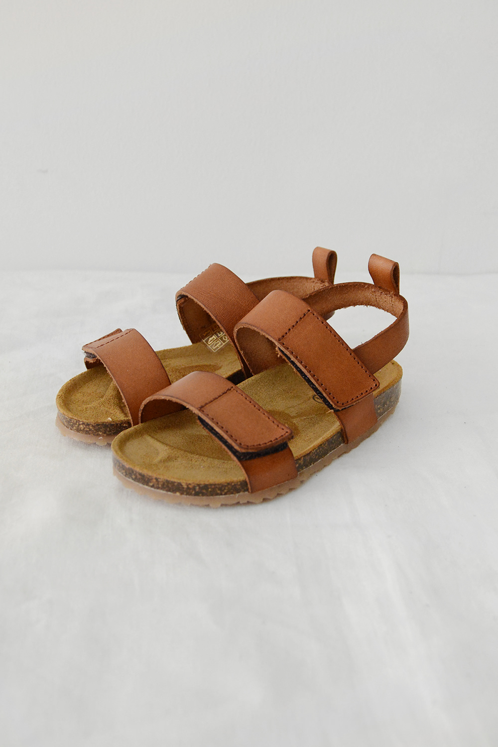 PePe Kid's Sandal Double Scratch Sandals Brown Top Picture