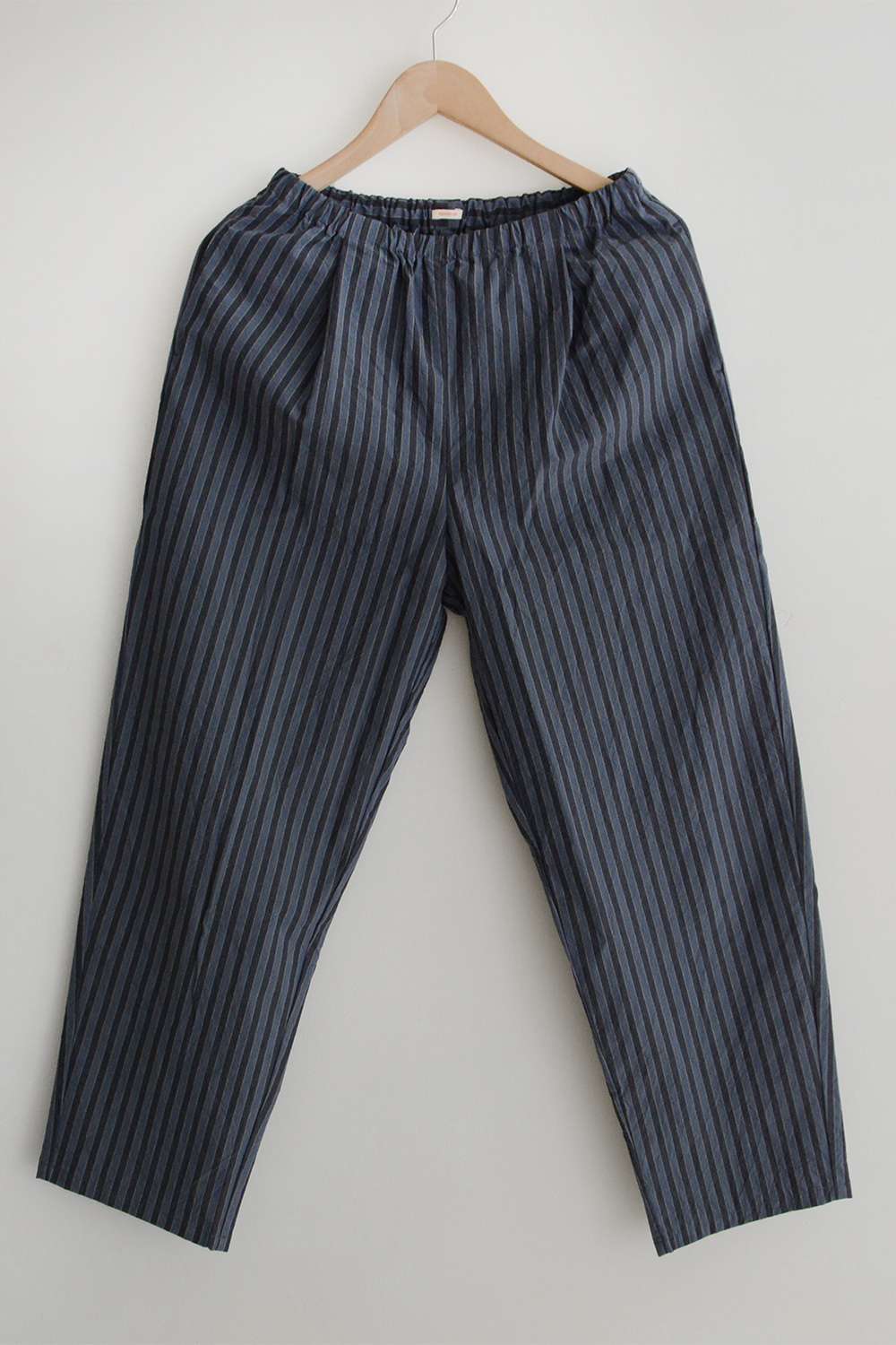 apuntob ash blue stripe cotton pants