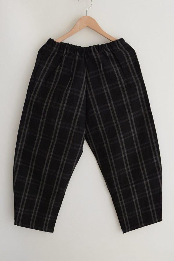 apuntob (a.b), P540 Trousers - Charcoal Plaid - MAKIE