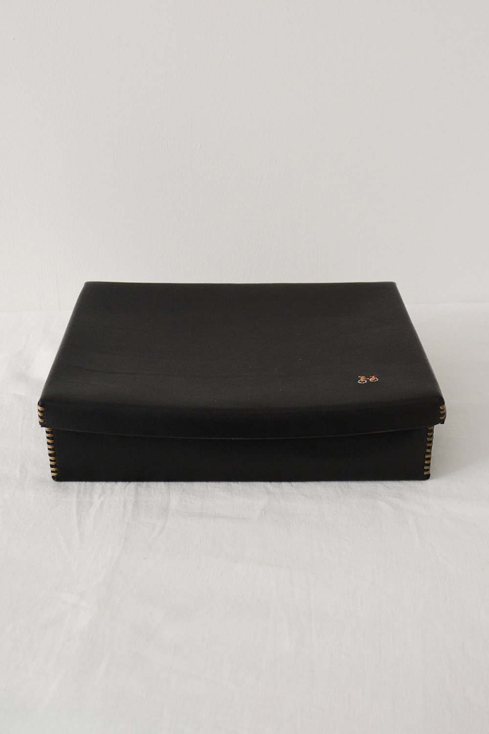 Henri Beguelin Leather Storage Box Top Picture