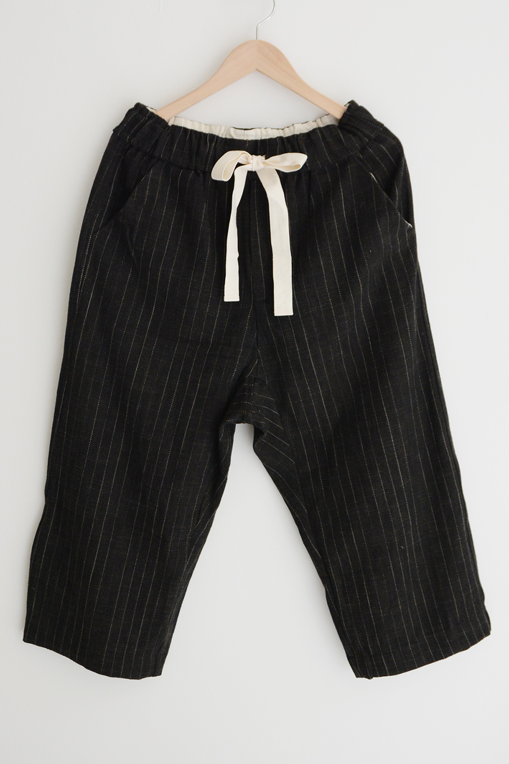 album di famiglia pinstriped trousers top picture